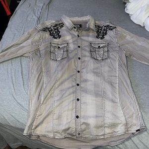 Black Buckle Men’s XL Button Down
